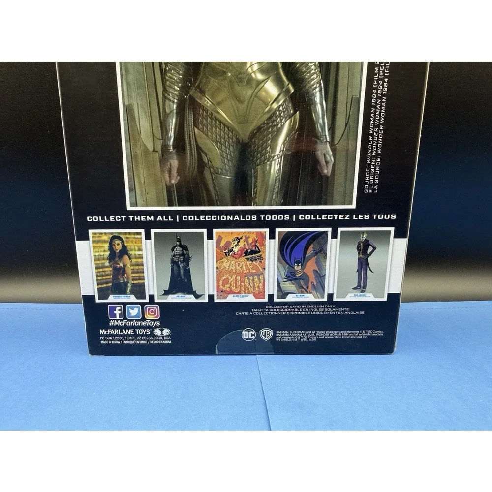 McFarlane Toys DC Multiverse Wonder Woman 1984 Golden Armor Action Figure New